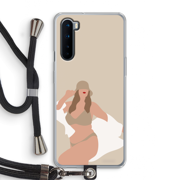 One of a kind: OnePlus Nord Transparant Hoesje met koord