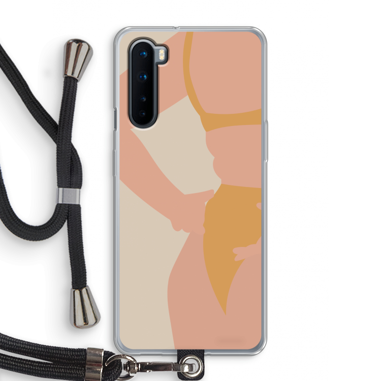 Bikini body: OnePlus Nord Transparant Hoesje met koord