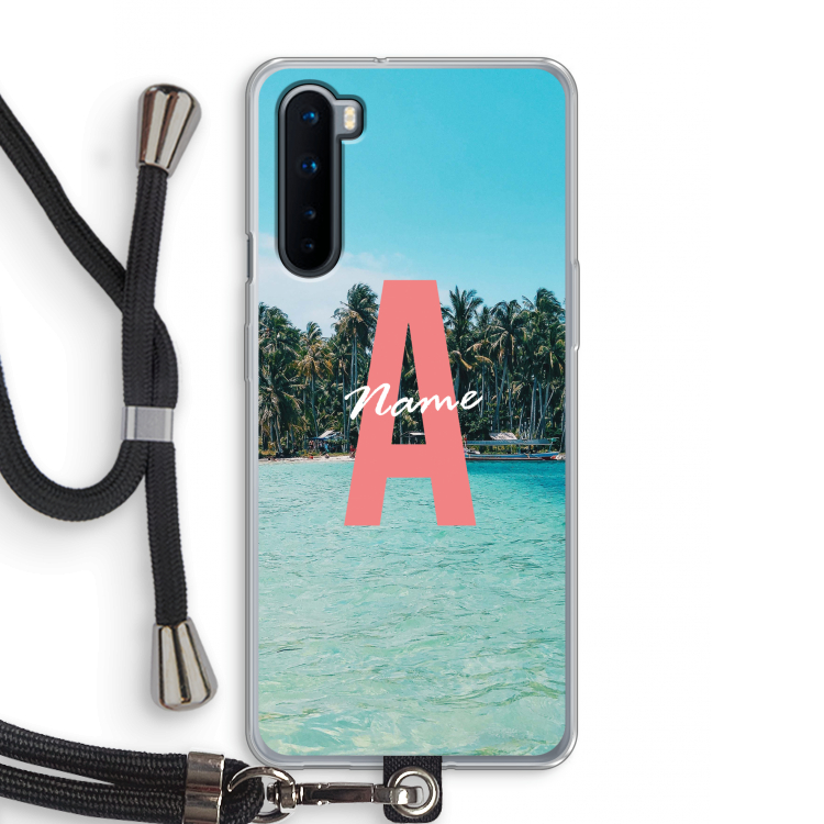 Pacific Dream: OnePlus Nord Transparant Hoesje met koord