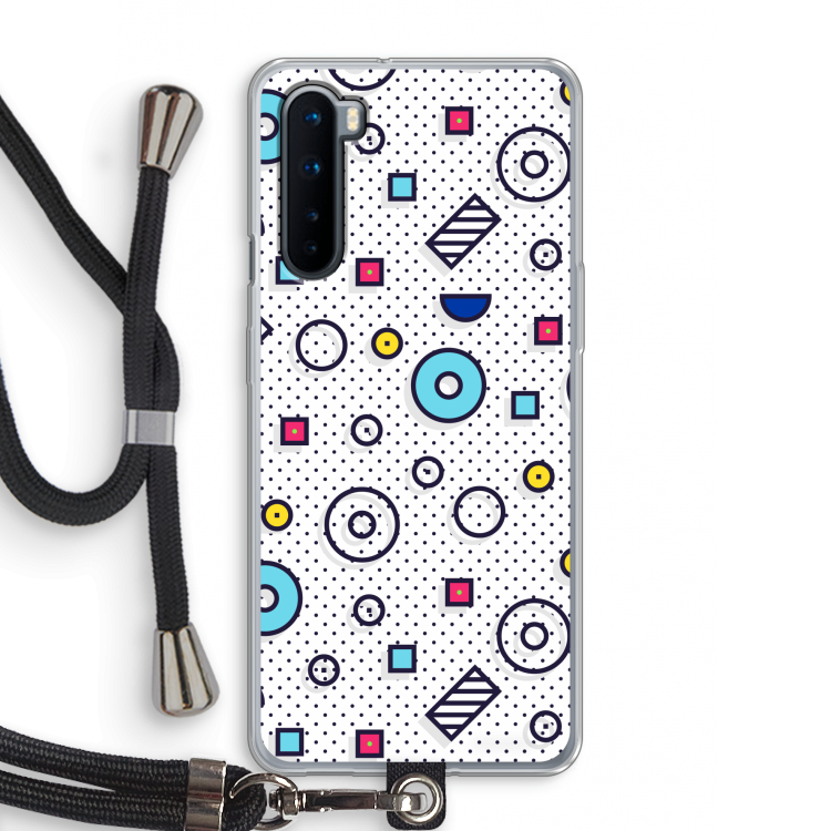 8-bit N°9: OnePlus Nord Transparant Hoesje met koord