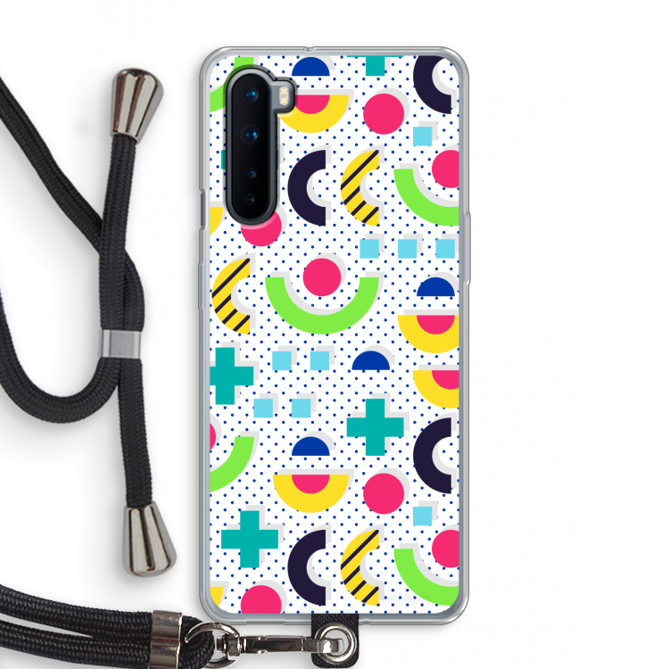 8-bit N°1: OnePlus Nord Transparant Hoesje met koord