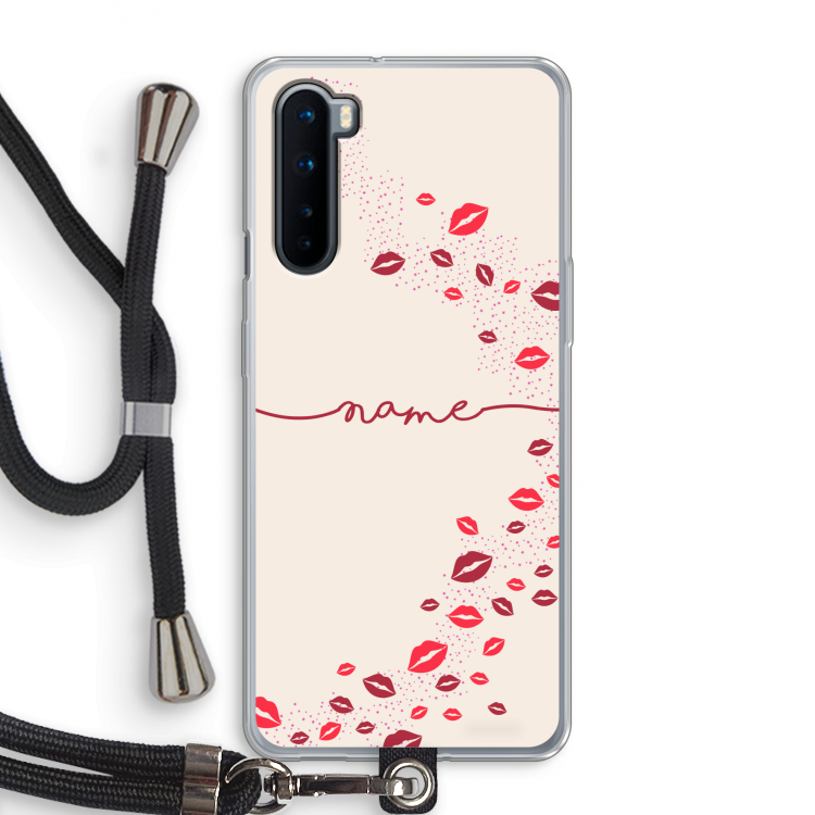 Kusjes: OnePlus Nord Transparant Hoesje met koord