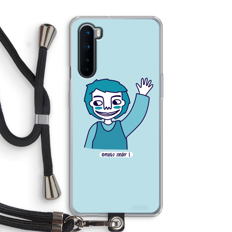 Zwaai: OnePlus Nord Transparant Hoesje met koord