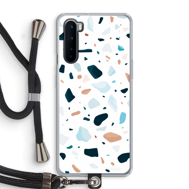 Terrazzo N°13: OnePlus Nord Transparant Hoesje met koord