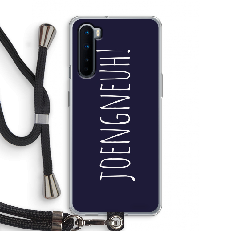 Joengneuh!: OnePlus Nord Transparant Hoesje met koord