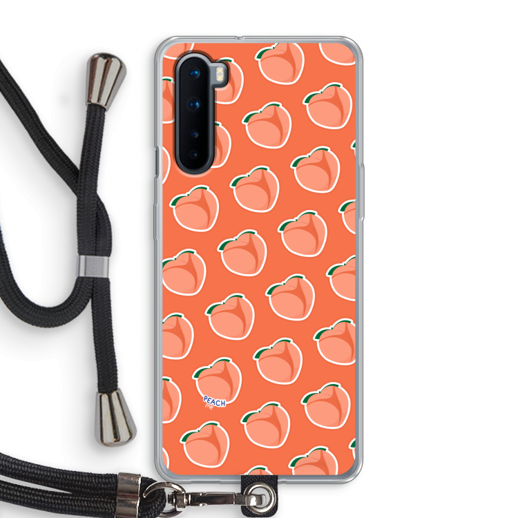 Just peachy: OnePlus Nord Transparant Hoesje met koord