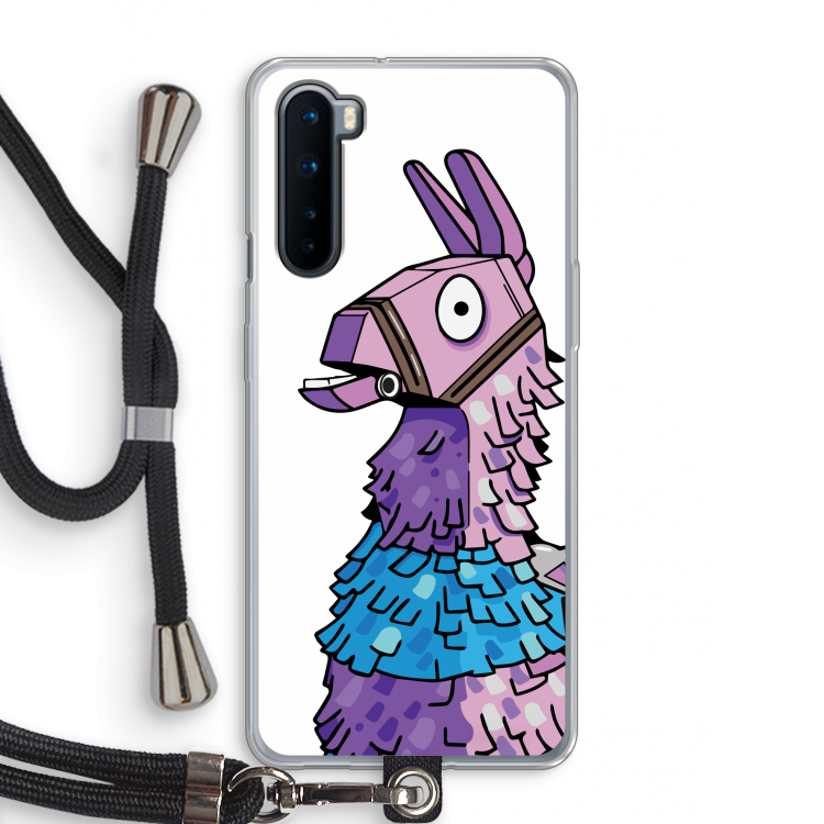 Lama: OnePlus Nord Transparant Hoesje met koord