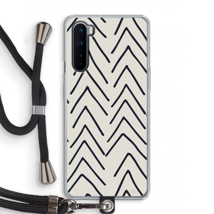 Marrakech Arrows: OnePlus Nord Transparant Hoesje met koord
