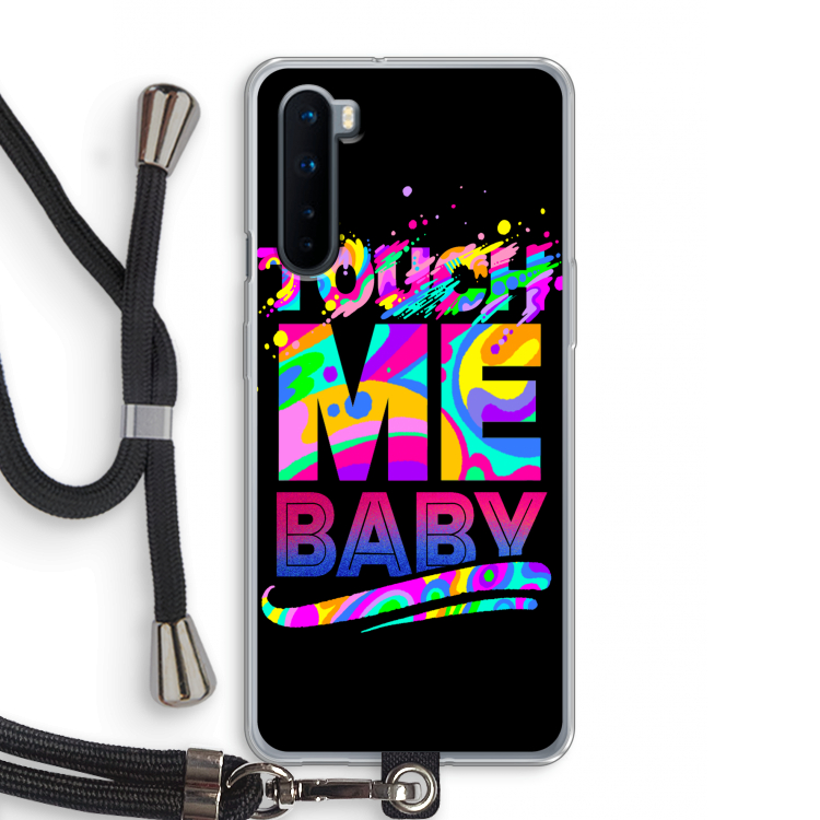 Touch Me: OnePlus Nord Transparant Hoesje met koord