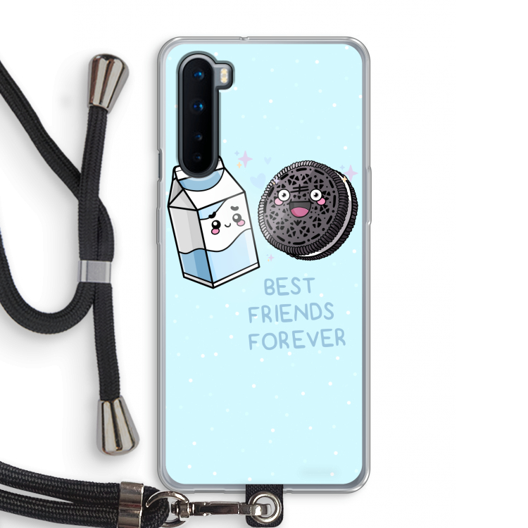 Best Friend Forever: OnePlus Nord Transparant Hoesje met koord