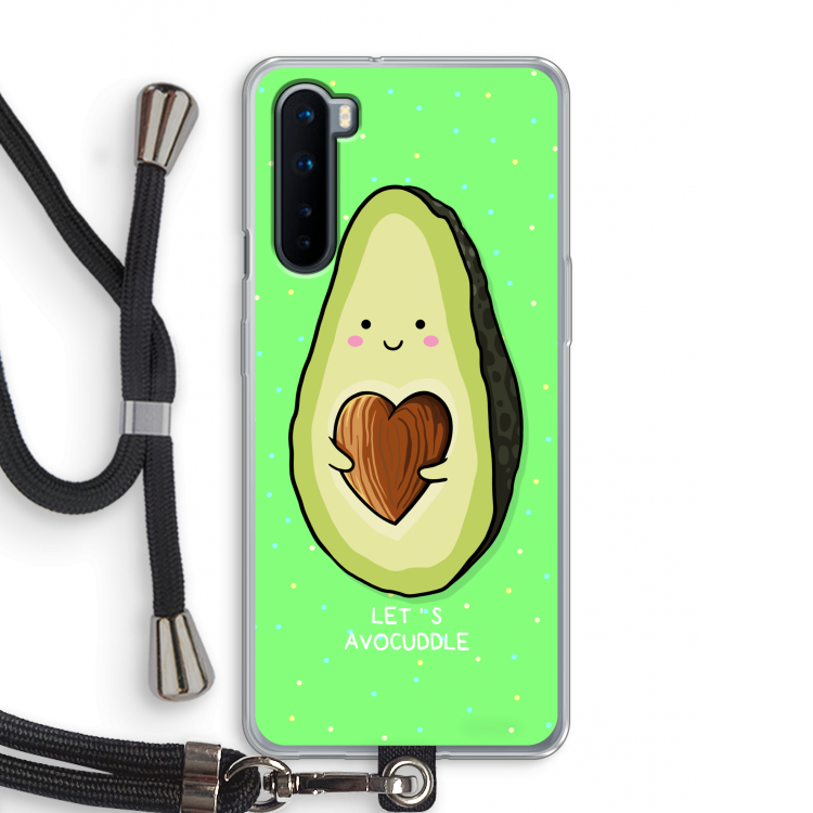 Avocuddle: OnePlus Nord Transparant Hoesje met koord