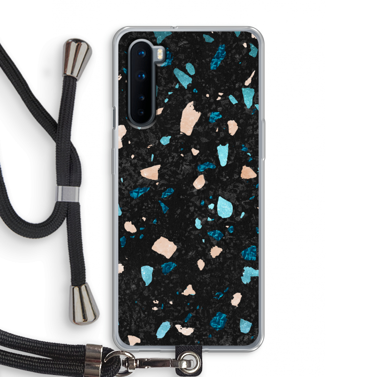 Terrazzo N°11: OnePlus Nord Transparant Hoesje met koord