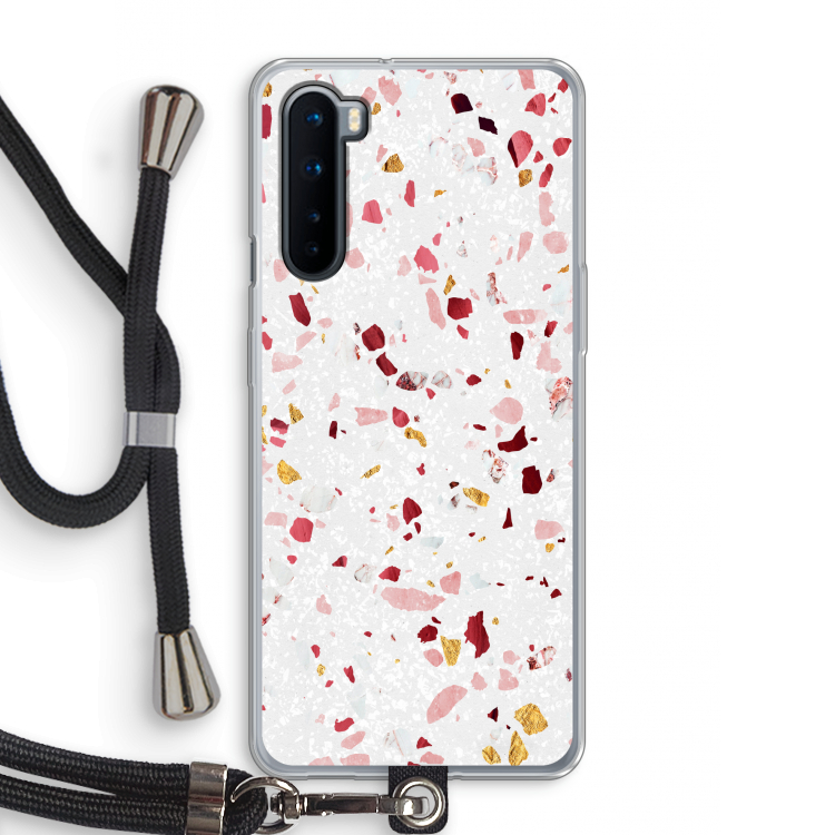 Terrazzo N°9: OnePlus Nord Transparant Hoesje met koord