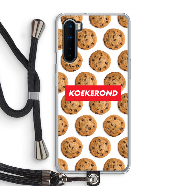 Koekerond: OnePlus Nord Transparant Hoesje met koord