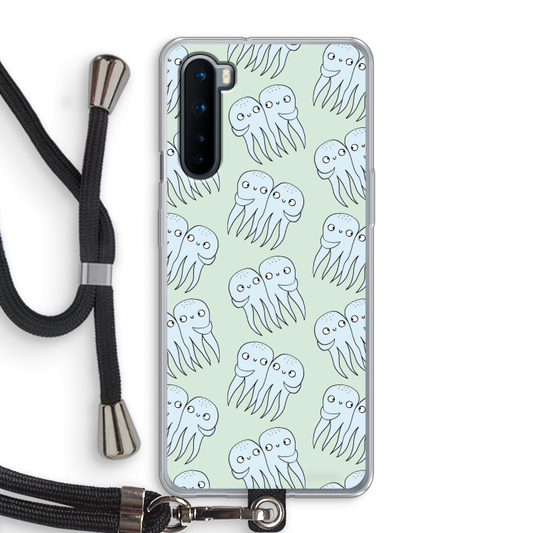 Octopussen: OnePlus Nord Transparant Hoesje met koord