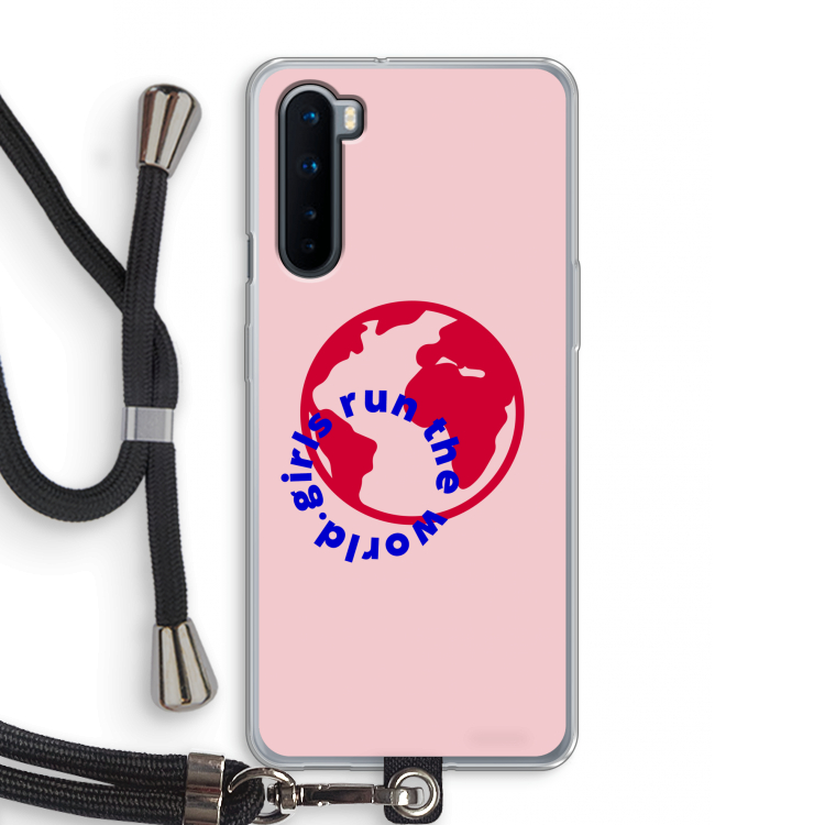 Run The World: OnePlus Nord Transparant Hoesje met koord