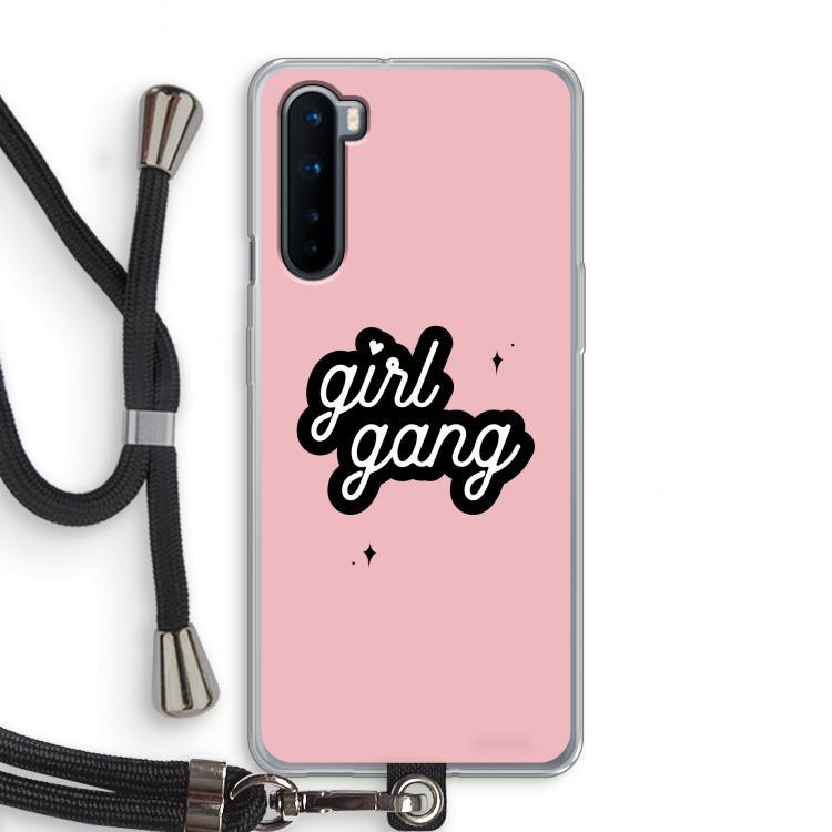 Girl Gang: OnePlus Nord Transparant Hoesje met koord