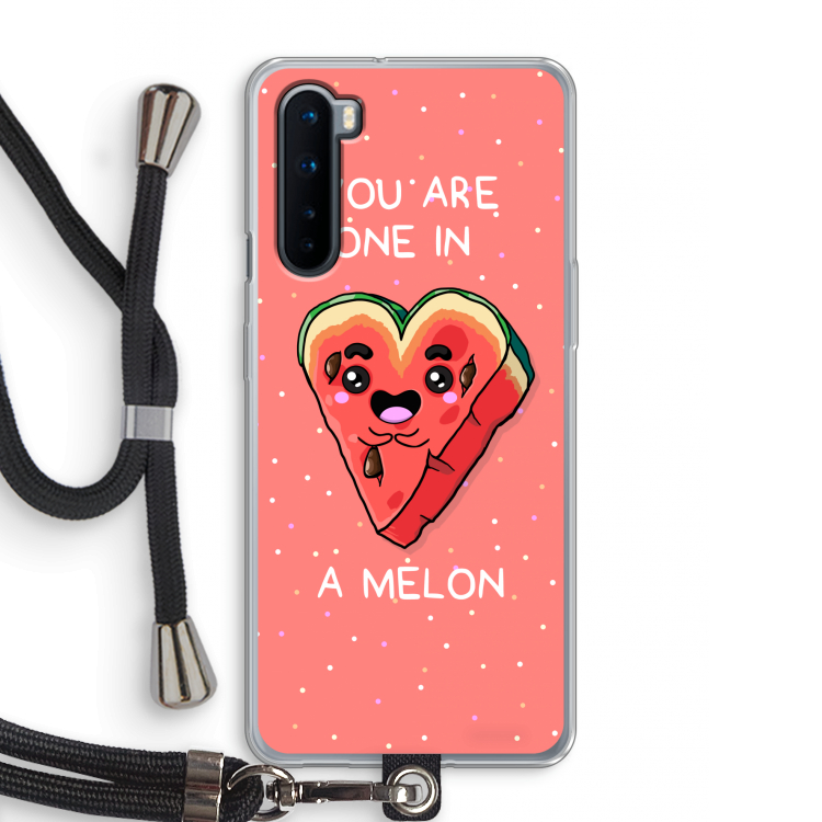 One In A Melon: OnePlus Nord Transparant Hoesje met koord