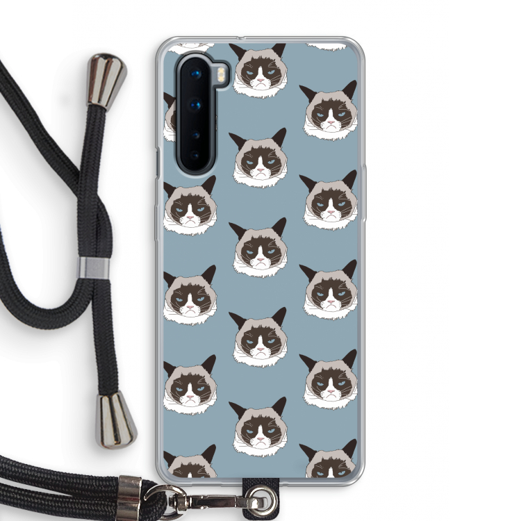 It's a Purrr Case: OnePlus Nord Transparant Hoesje met koord