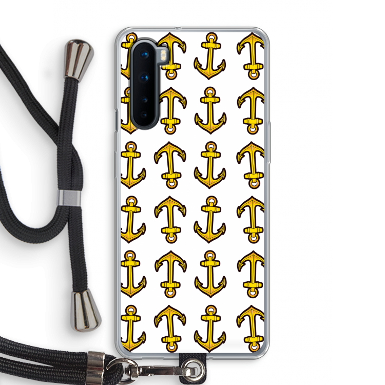 Musketon Anchor: OnePlus Nord Transparant Hoesje met koord