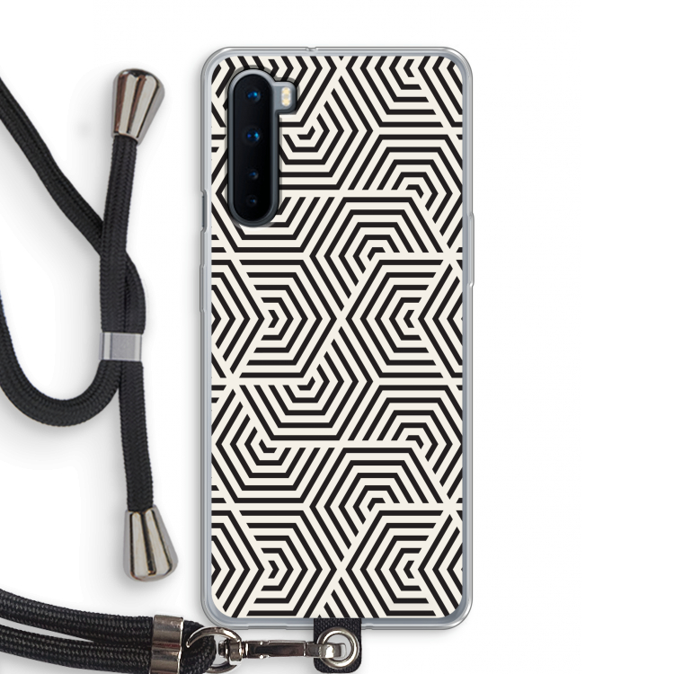 Magic pattern: OnePlus Nord Transparant Hoesje met koord