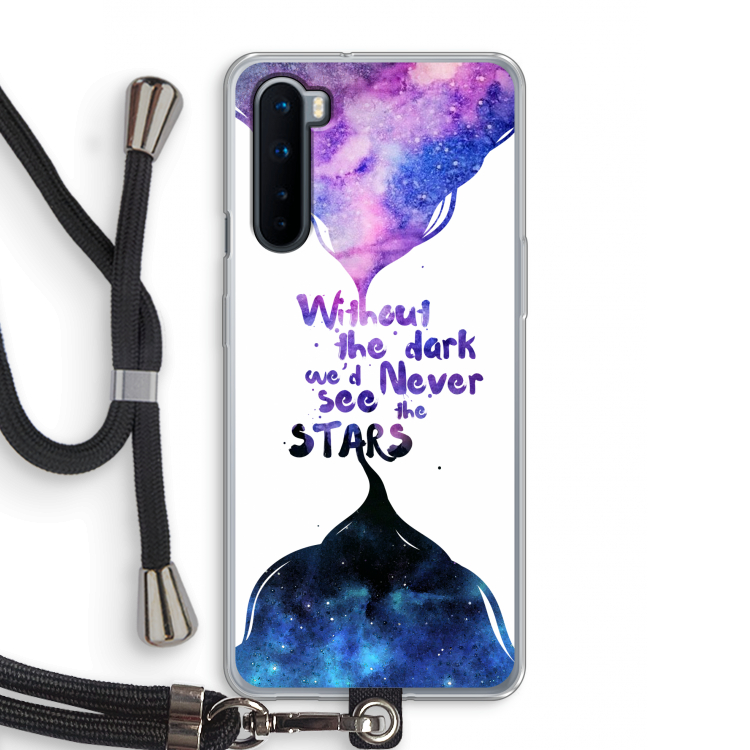 Stars quote: OnePlus Nord Transparant Hoesje met koord