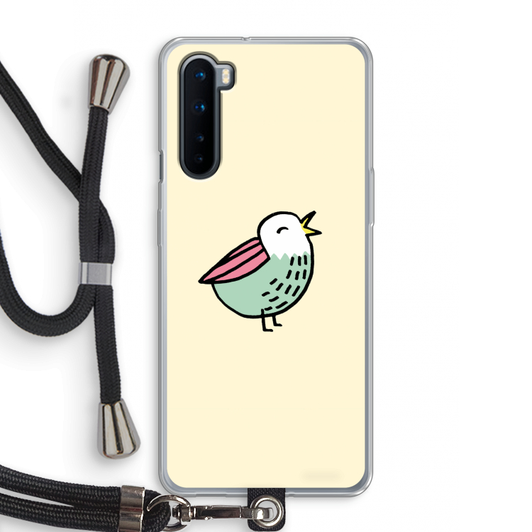 Birdy: OnePlus Nord Transparant Hoesje met koord