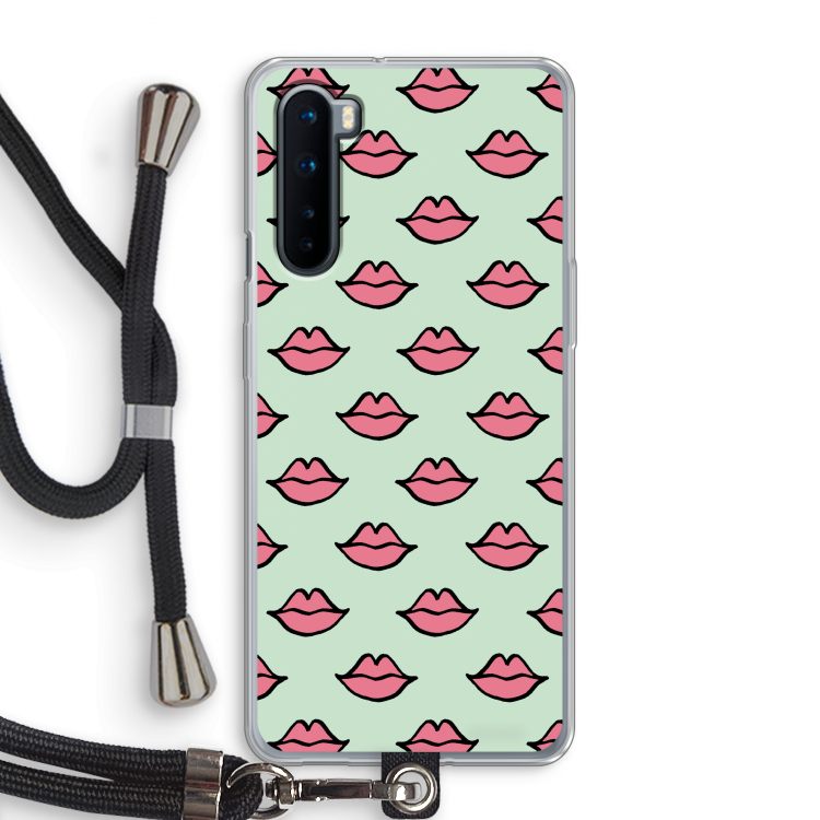 Lipjes: OnePlus Nord Transparant Hoesje met koord