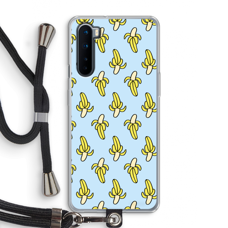 Bananas: OnePlus Nord Transparant Hoesje met koord
