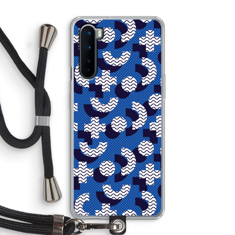 8-bit N°5: OnePlus Nord Transparant Hoesje met koord