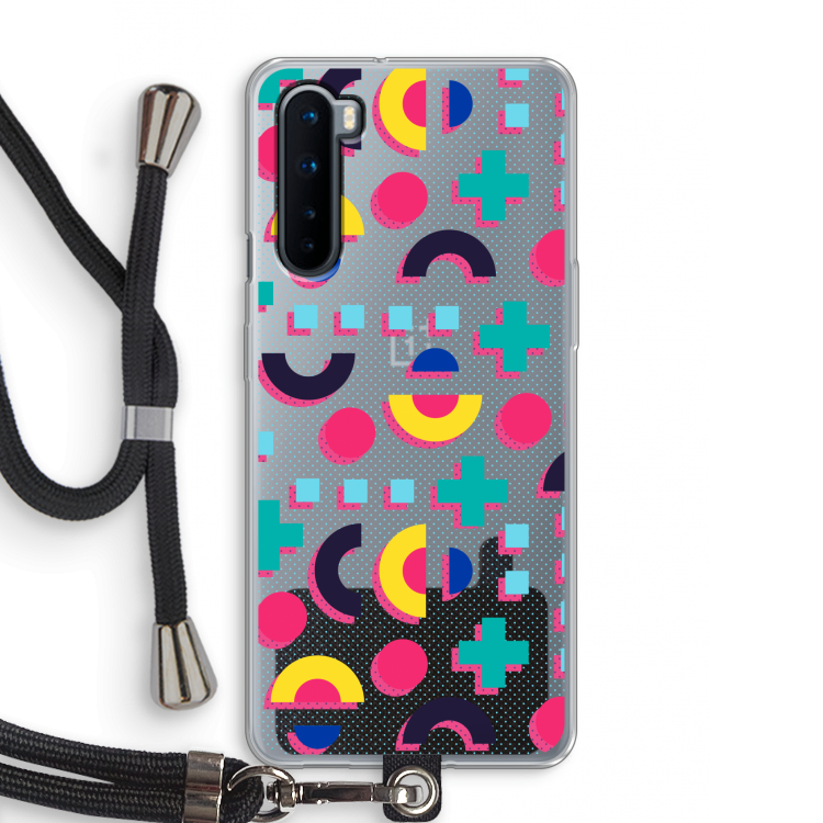8-bit N°2: OnePlus Nord Transparant Hoesje met koord