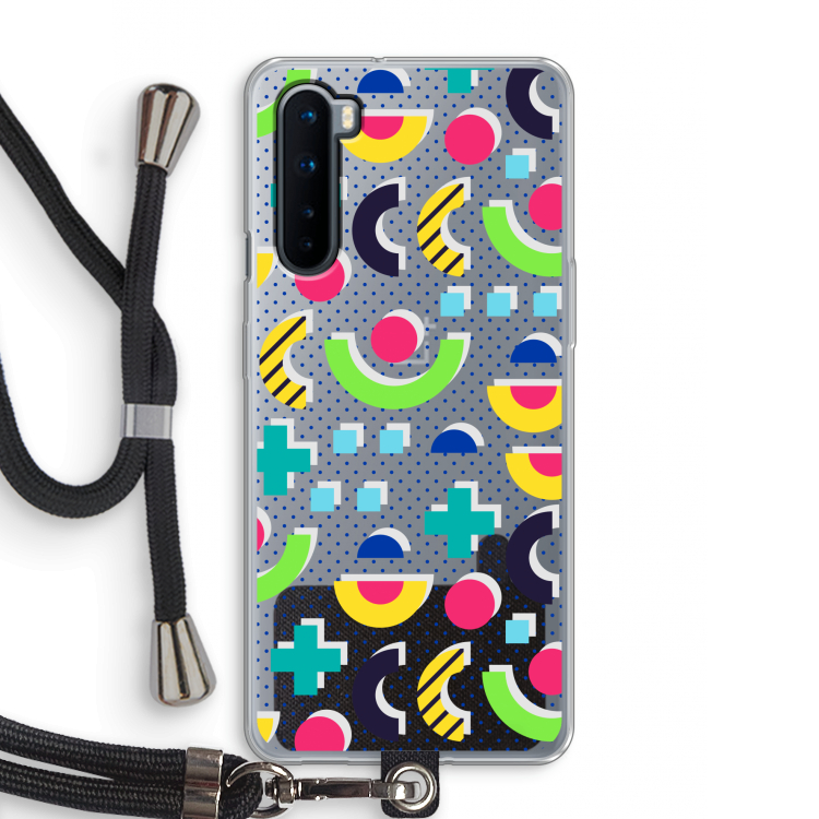 8-bit N°1: OnePlus Nord Transparant Hoesje met koord