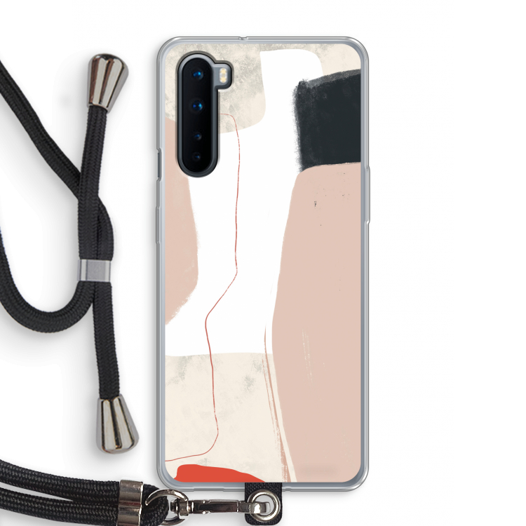 Lava: OnePlus Nord Transparant Hoesje met koord