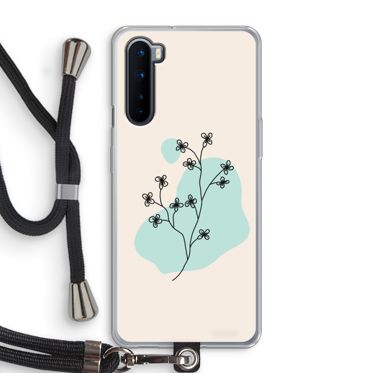 Love your petals: OnePlus Nord Transparant Hoesje met koord