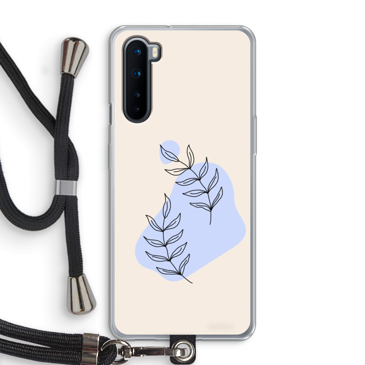 Leaf me if you can: OnePlus Nord Transparant Hoesje met koord