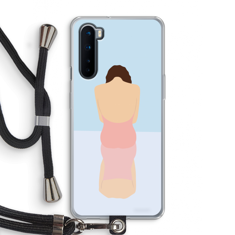 Mirror: OnePlus Nord Transparant Hoesje met koord