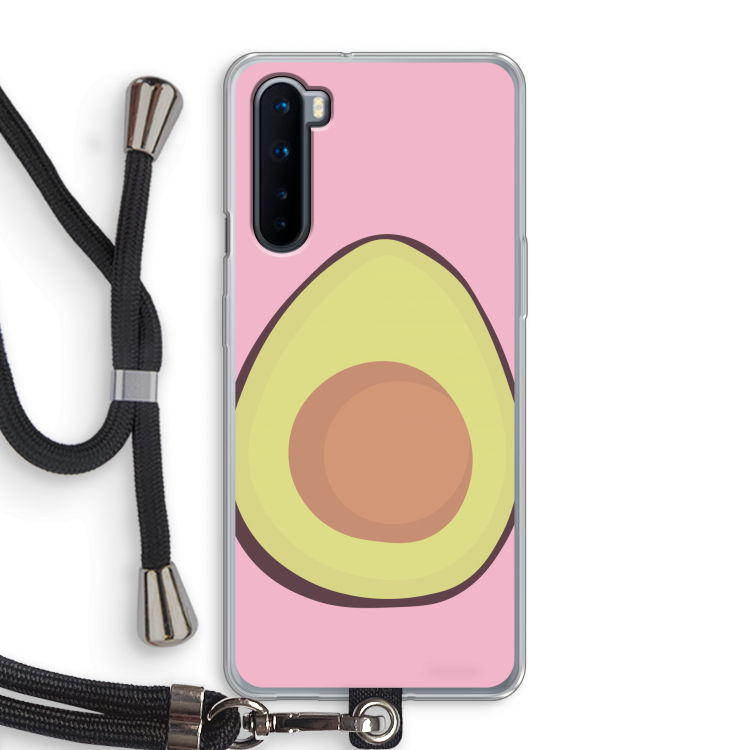 Avocado: OnePlus Nord Transparant Hoesje met koord