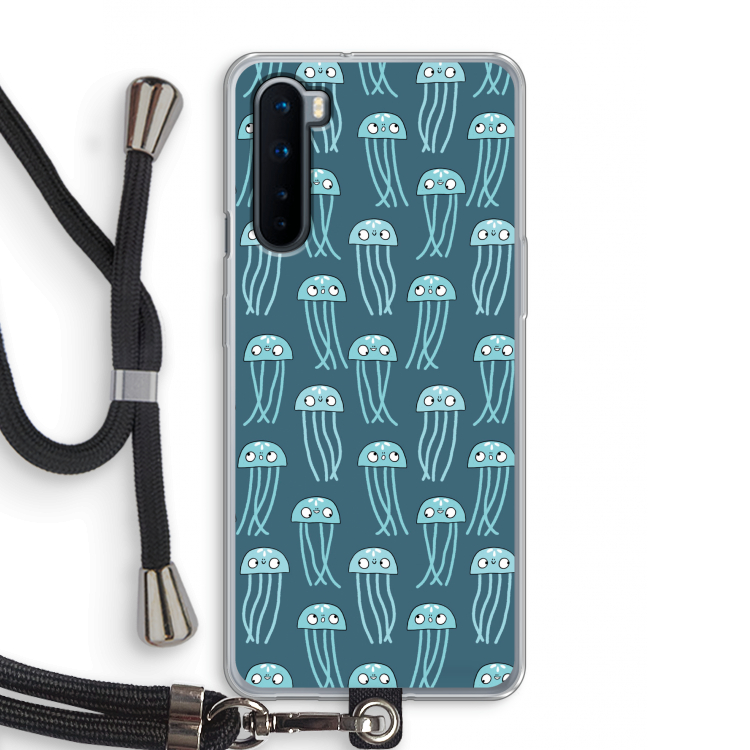 Kwallie: OnePlus Nord Transparant Hoesje met koord