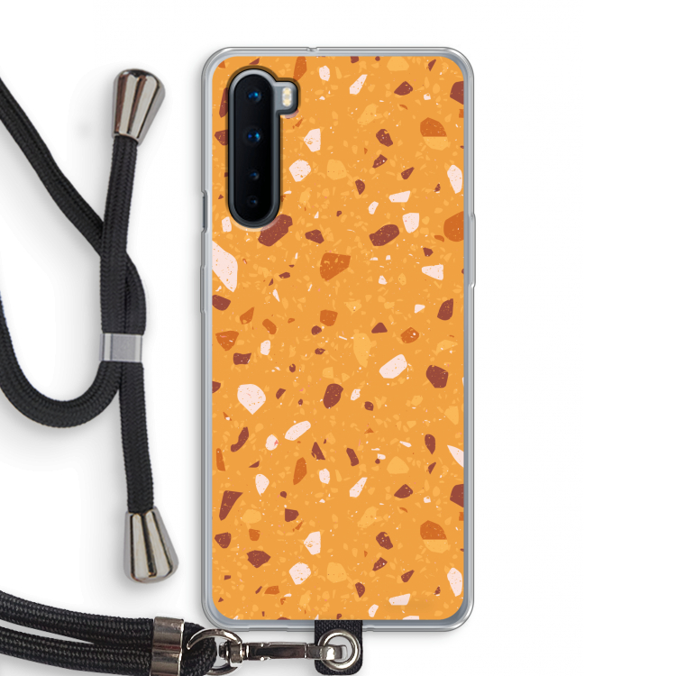 Terrazzo N°24: OnePlus Nord Transparant Hoesje met koord
