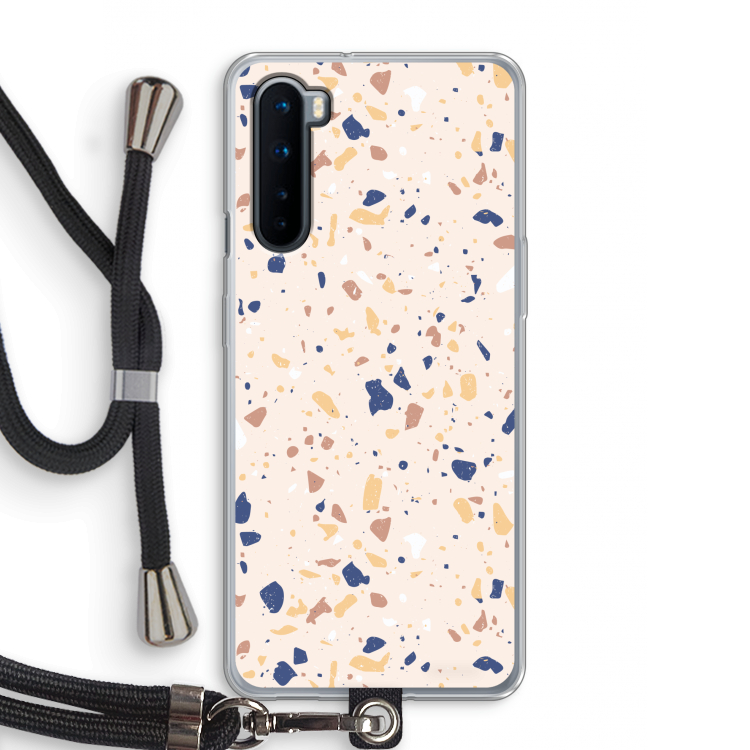 Terrazzo N°23: OnePlus Nord Transparant Hoesje met koord