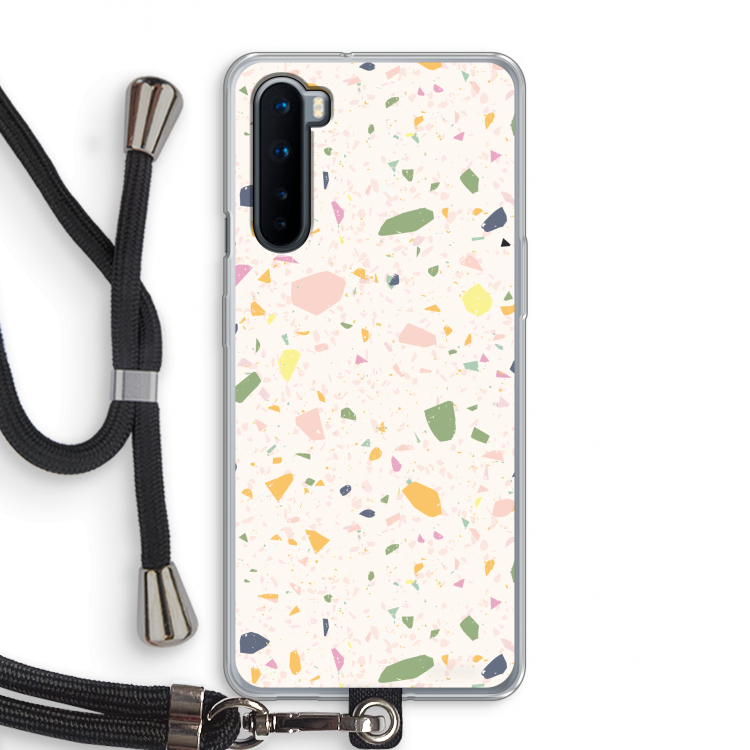 Terrazzo N°21: OnePlus Nord Transparant Hoesje met koord