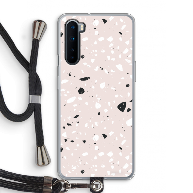 Terrazzo N°20: OnePlus Nord Transparant Hoesje met koord