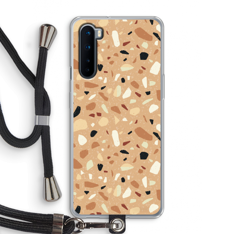 Terrazzo N°17: OnePlus Nord Transparant Hoesje met koord