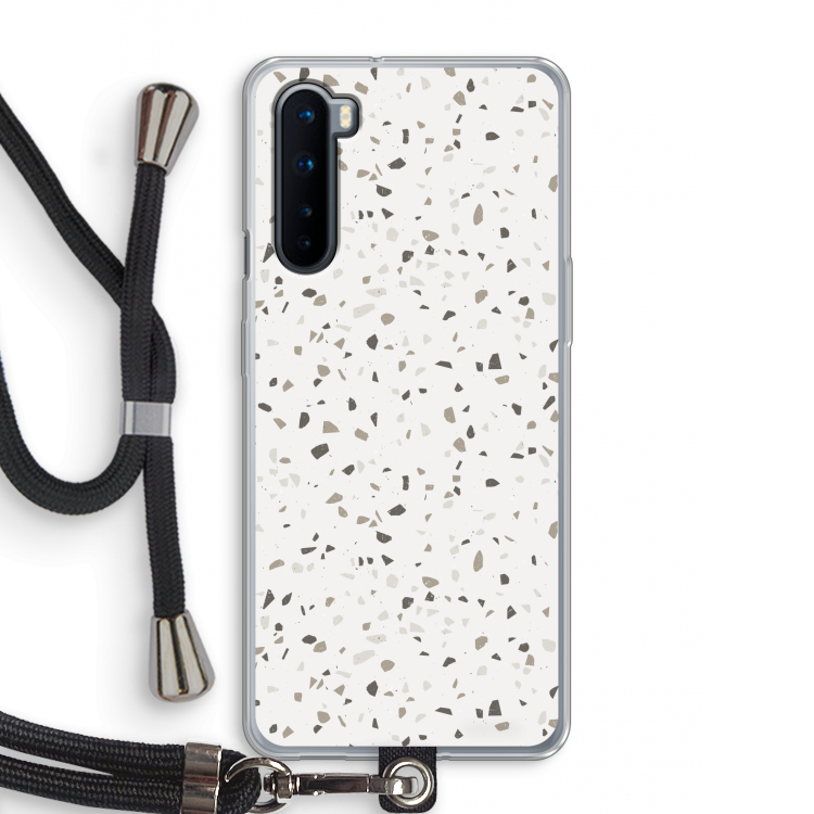 Terrazzo N°14: OnePlus Nord Transparant Hoesje met koord