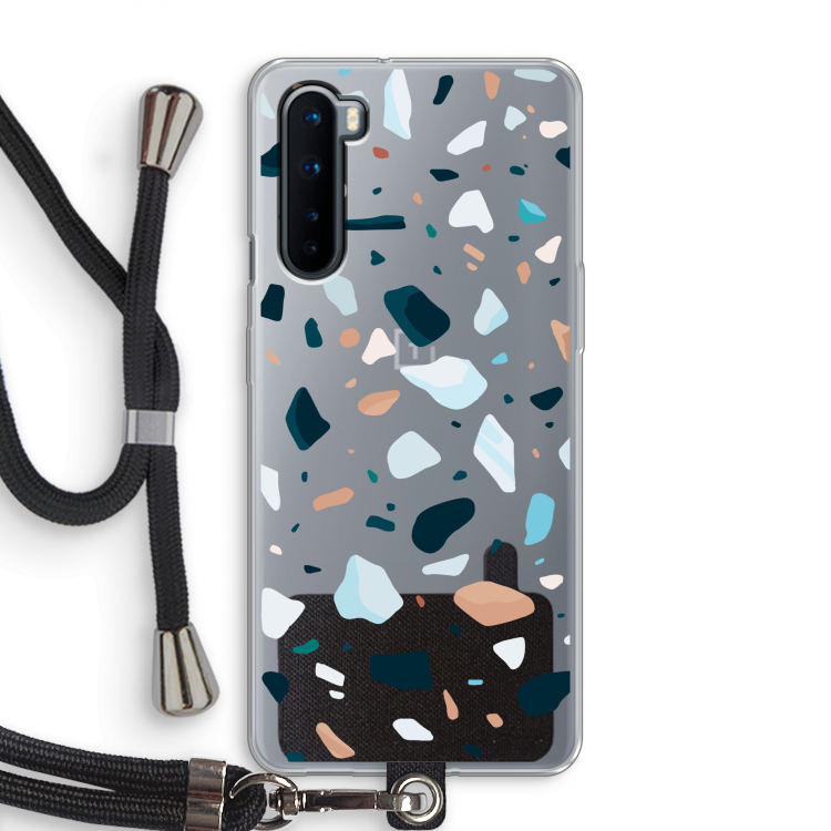 Terrazzo N°13: OnePlus Nord Transparant Hoesje met koord
