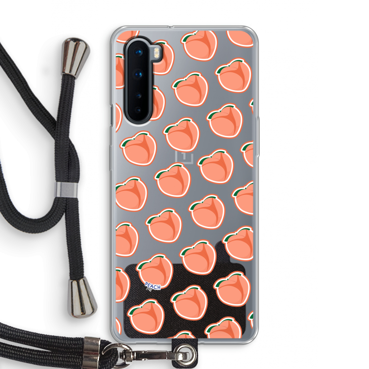 Just peachy: OnePlus Nord Transparant Hoesje met koord