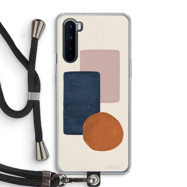 Geo #3: OnePlus Nord Transparant Hoesje met koord