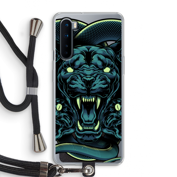 Cougar and Vipers: OnePlus Nord Transparant Hoesje met koord