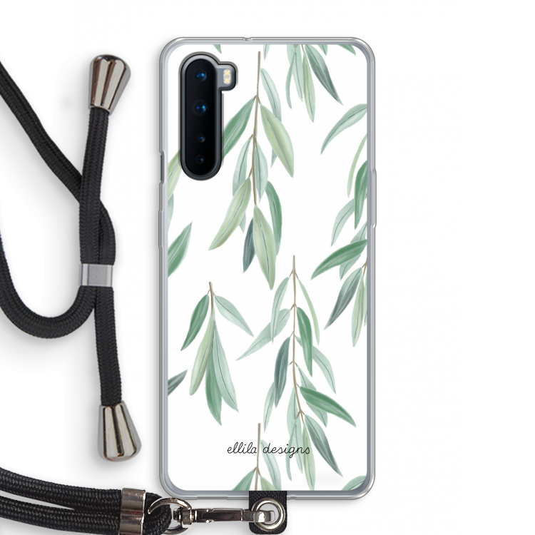 Branch up your life: OnePlus Nord Transparant Hoesje met koord