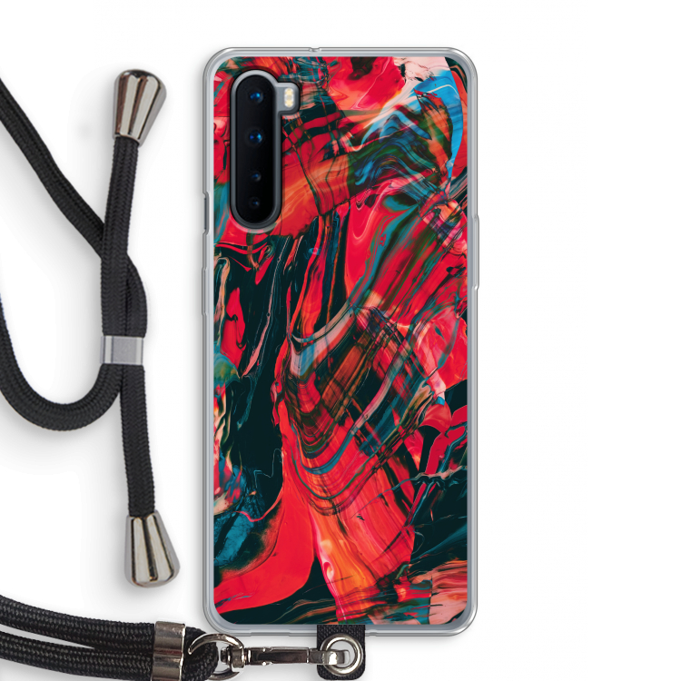 Endless Descent: OnePlus Nord Transparant Hoesje met koord
